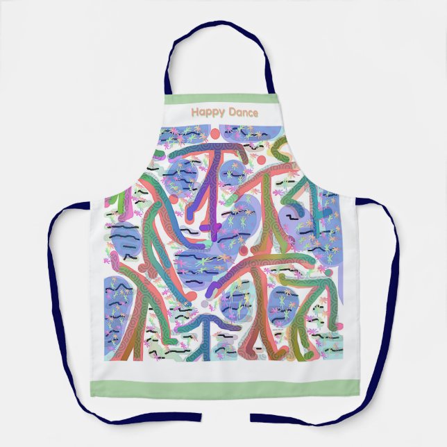 Happy Dance Kitchen Crafts   Apron (Front)