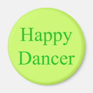 Happy Dancer green Magnet
