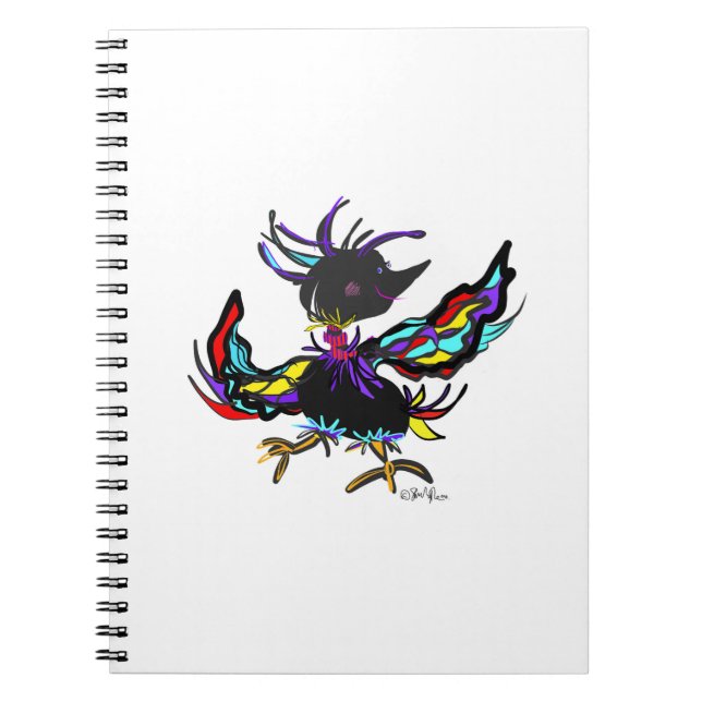 HAPPY DANCER spiral notebook (Front)