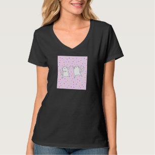 Happy Dancing Cats Dance Dancer Party Disco Fun Cu T-Shirt