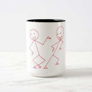 Happy Dancing Stickman Mug