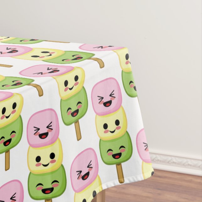 Happy Dango Dumplings Tablecloth (In Situ)