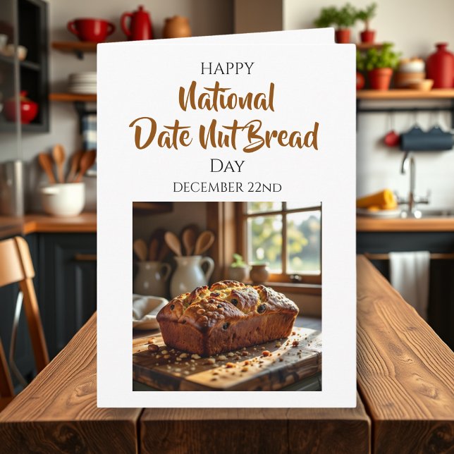 Happy Date Nut Bread Day | December 22nd Card (Creator Uploaded)