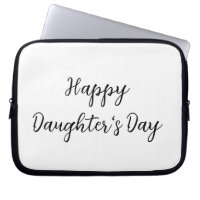 Happy daughters day si.ple minimal add name text t