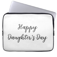 Happy daughters day si.ple minimal add name text t