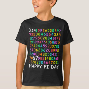 Happy day 3.14 math lover 67 math teachers kids T-Shirt