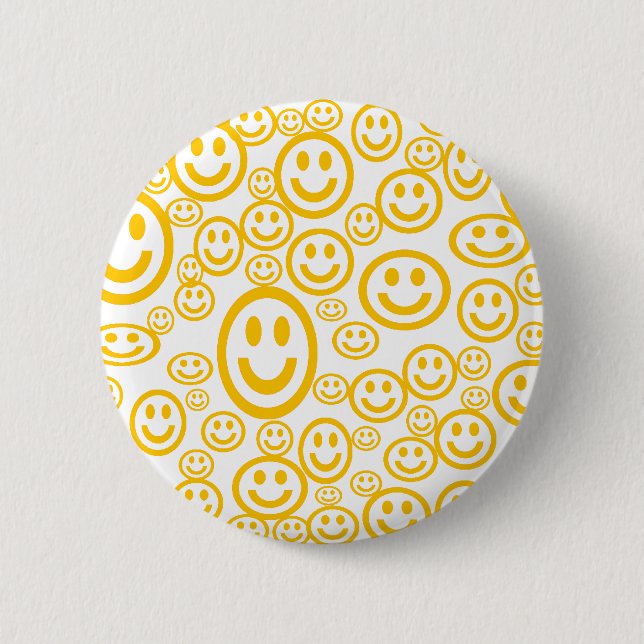 Happy Day_ 6 Cm Round Badge (Front)