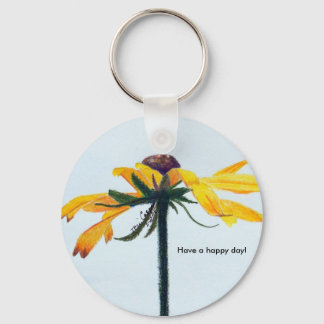 Happy Day Daisy Keychain