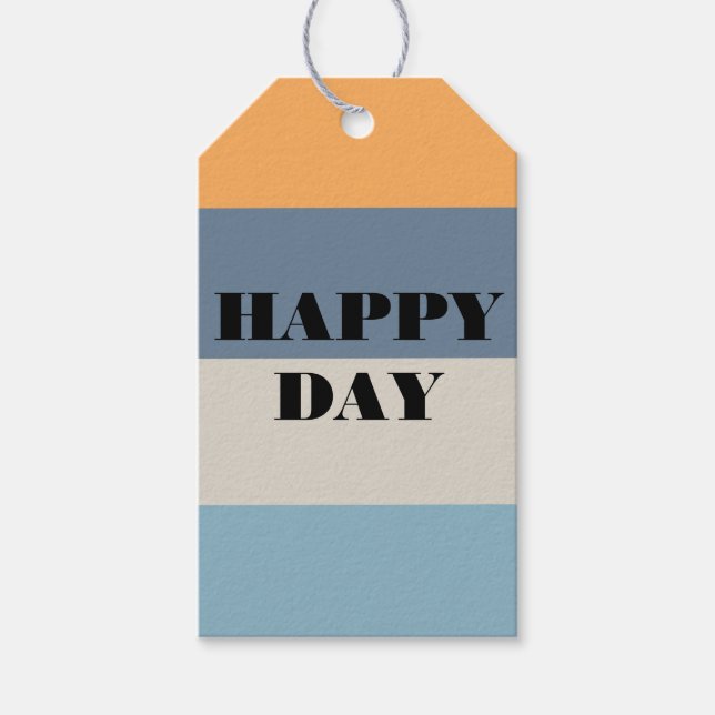 Happy Day Gift Tags (Front)