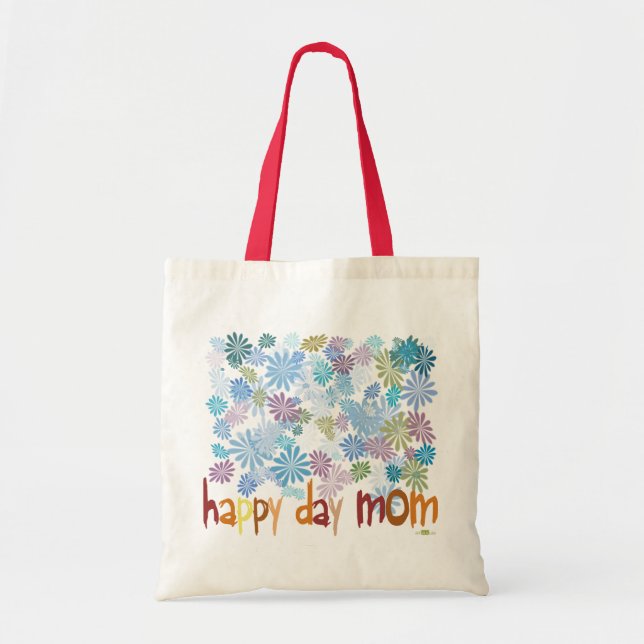 Happy Day Mom Tote Bag (Front)