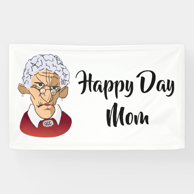 Happy Day, Mum Mother’s Day Humour Banner (Horizontal)