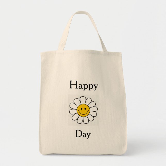 Happy Day Tiny Tote Bag (Front)