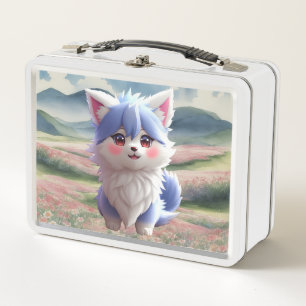 Happy Days Anime Doggy   Metal Lunch Box