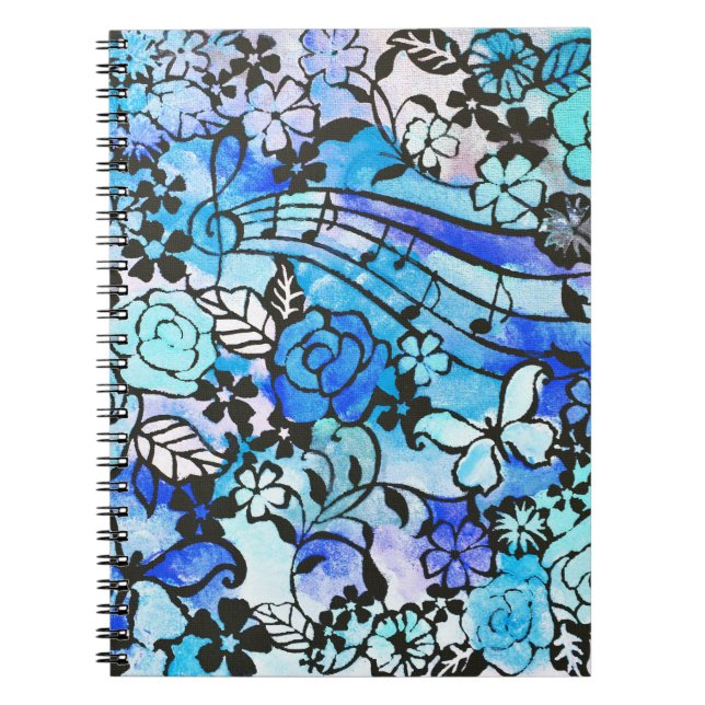 Happy Days are Here Again Spiral Notebook (Front)