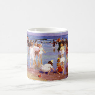 Happy Days at the Beach (by E.H. Potthast) Coffee Mug