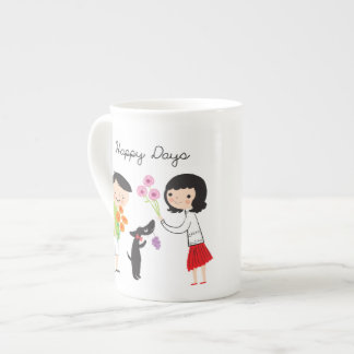 Happy Days (Coco & Us) bone china mug