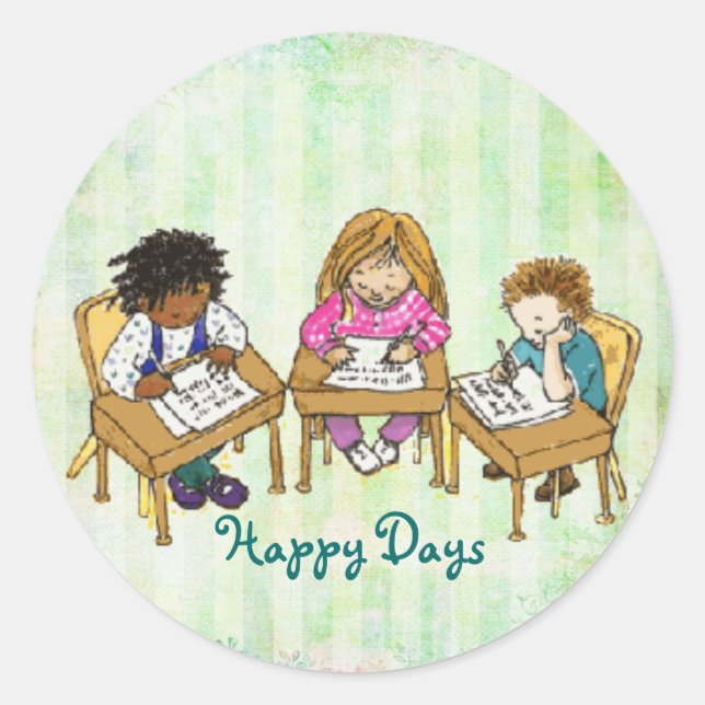 happy days stickers (Front)