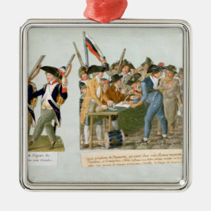 Happy Departure of the Army Volunteers Metal Tree Decoration