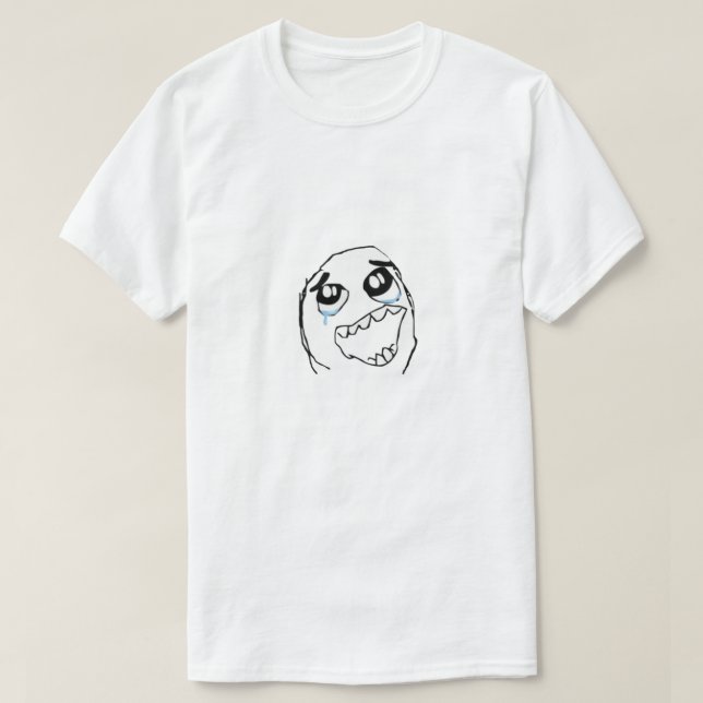 Happy Derp Meme T-Shirt (Design Front)