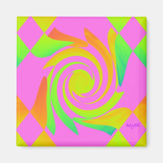 Happy Diamonds magnet (Front)