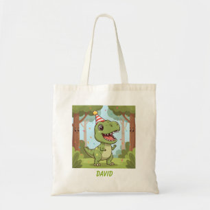 Happy Dino Tote Bag