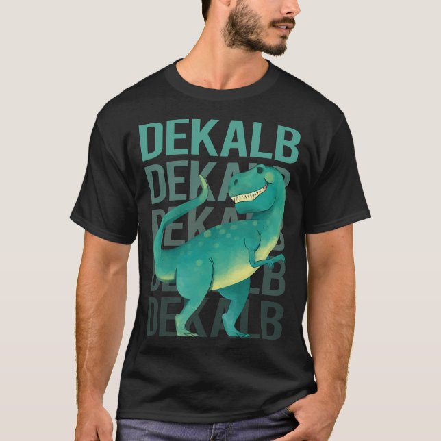 Happy Dinosaur DeKalb T-Shirt (Front)