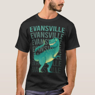 Happy Dinosaur Evansville T-Shirt