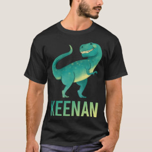 Happy Dinosaur - Keenan Name T-Shirt
