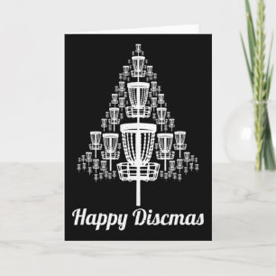 Happy Discmas Christmas Tree Sket Disc Golf Disc G Card
