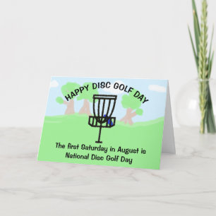 Happy Disk Golf Day Card