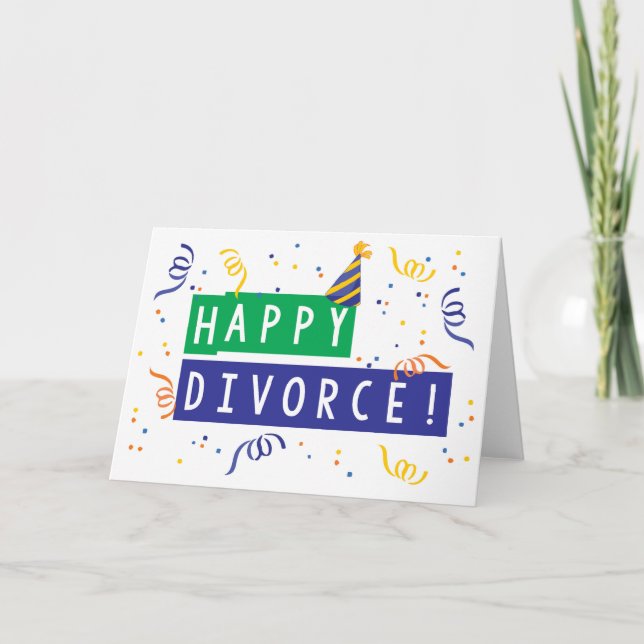 Happy Divorce Card (Front)