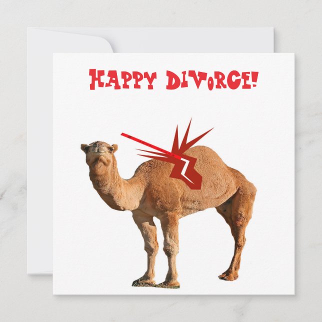 Happy Divorce Note Card (Front)