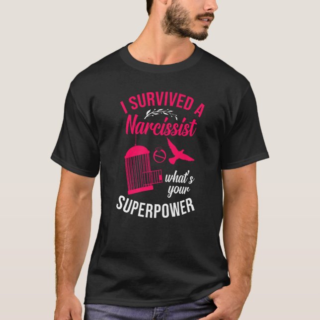 Happy Divorce Party I Survived A Narcissist What's T-Shirt (Front)