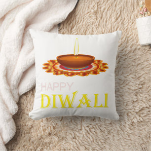 Happy Diwali 2026 - Indian Festival Essential Cushion
