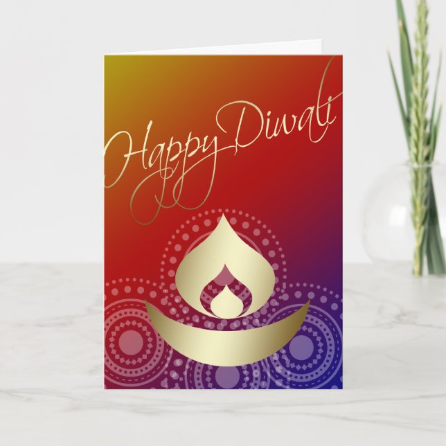 Happy Diwali Card (Front)