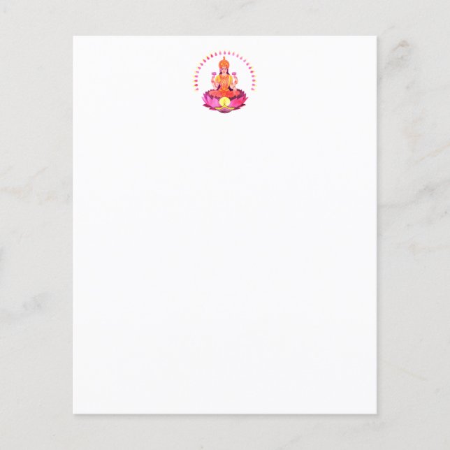 Happy Diwali - Deepalavi Lakshmi Goddess 1 (Front)