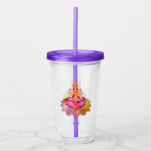 Happy Diwali - Deepalavi Lakshmi Goddess 4 Acrylic Tumbler