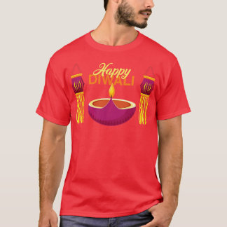 Happy Diwali Diya Lanterns T-Shirt