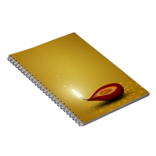 Happy Diwali Diya - Notebook