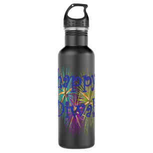 Happy Diwali Festival Of Light Celebration Pyro Di 710 Ml Water Bottle