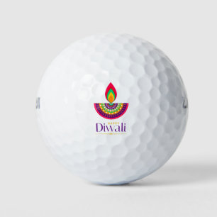 Happy Diwali Flame Golf Balls