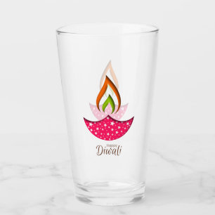 Happy Diwali Glass