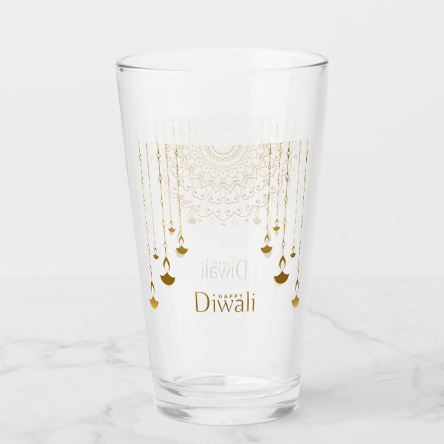 Happy Diwali Glass (Front)