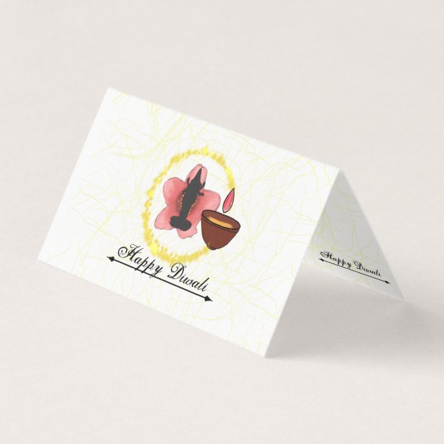 Happy Diwali Greeting Card (Front)