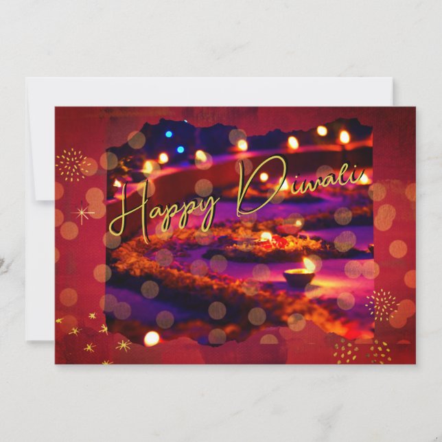 Happy Diwali Holiday Card (Front)