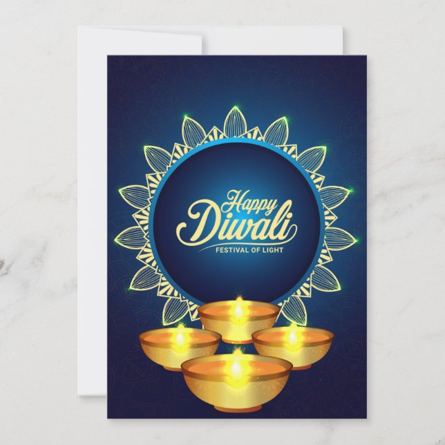 Happy Diwali Holiday Card (Front)