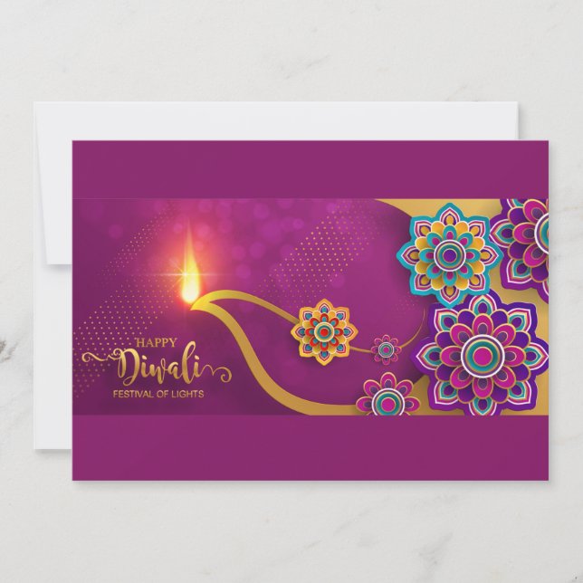 Happy Diwali Holiday Card (Front)