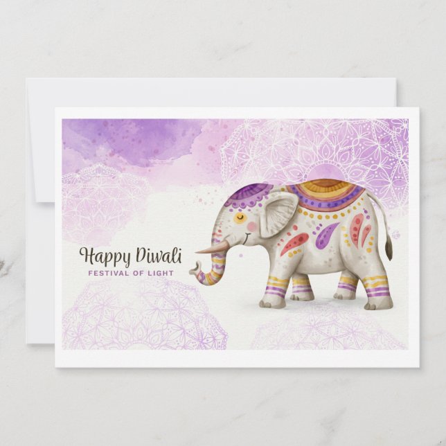 Happy Diwali Holiday Card (Front)