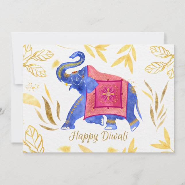 Happy Diwali Holiday Card (Front)