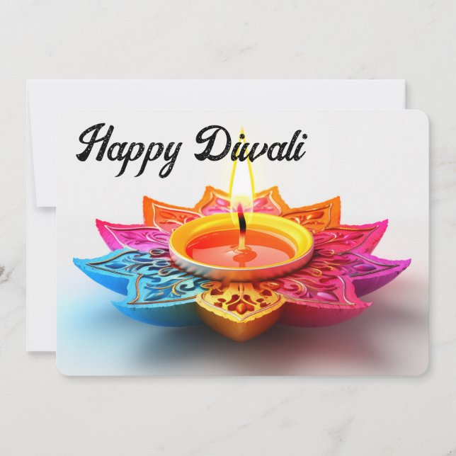 Happy Diwali Holiday Card (Front)